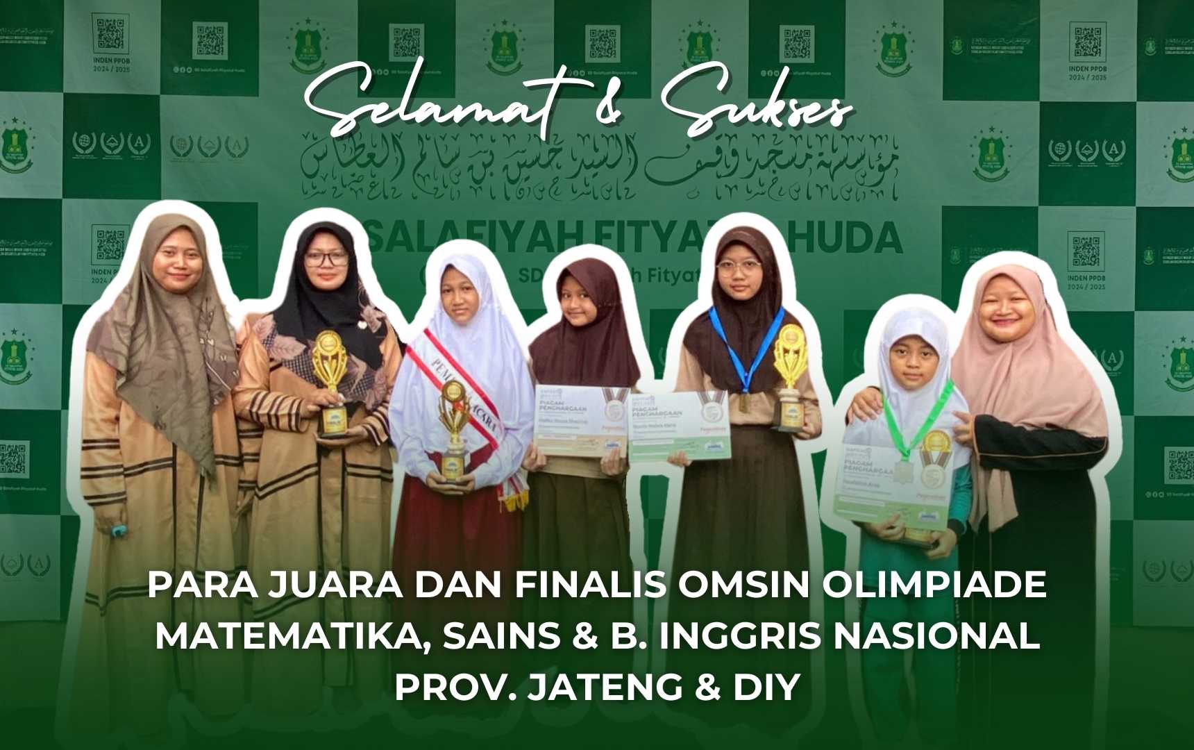 Para Juara & Finalis OMSIN Tingkat Provinsi Jateng & DIY